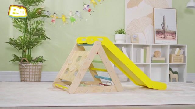 Parcours d'escalade pour enfants Panneau multicolore, AIYAPLAY