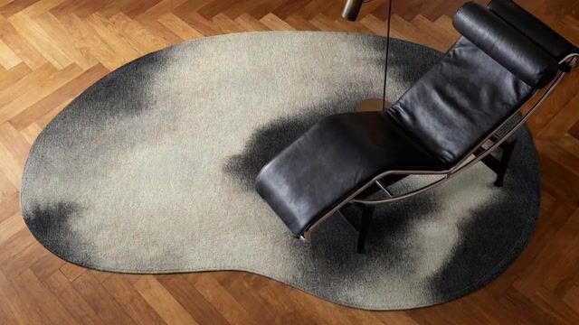 Tapis moderne tissé plat AERO rouge, NOVATREND
