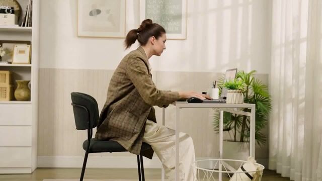 Chaise de bureau Maille (100 % polyester) gris clair, HOMCOM