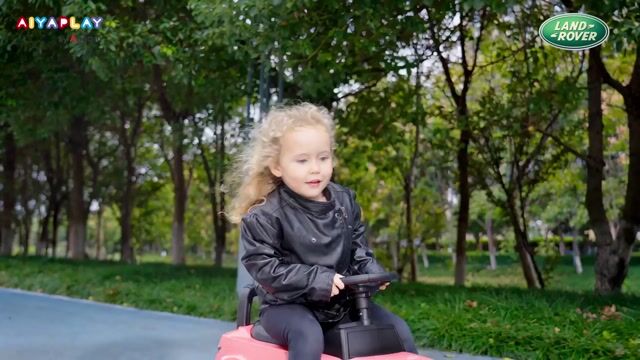 Voiture à glissière pour enfants PP et acier rose, AIYAPLAY