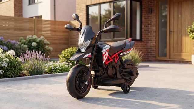 Moto électrique à conducteur assis PP Rouge rouge, noir, AIYAPLAY