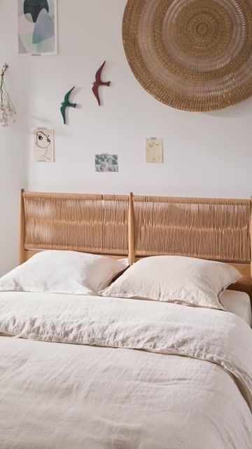 Housse de couette percale de coton, Carmen imprimé fond nude, LA REDOUTE INTERIEURS