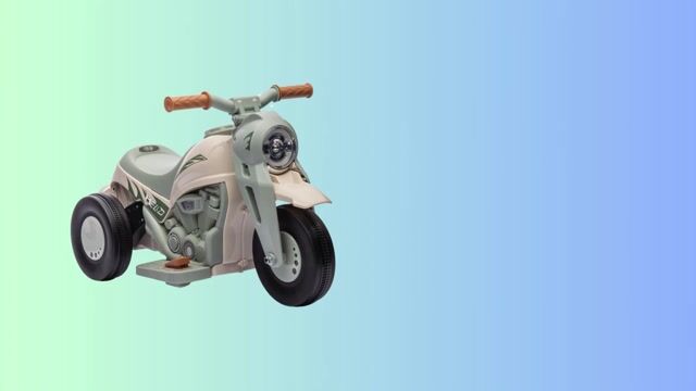 Moto électrique à conducteur assis PP Blanc crème, vert clair, noir, AIYAPLAY